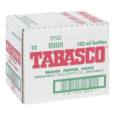 Tabasco Hot Pepper Tabasco Sauce | 142ML/Unit, 12 Units/Case