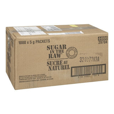 In The Raw Raw Sugar, Turbinado Portion | 5G/Unit, 1000 Units/Case