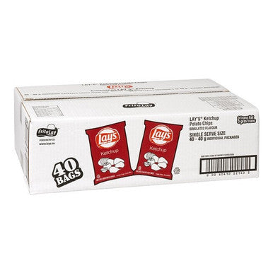 Lay's Ketchup Potato Chips | 40G/Unit, 40 Units/Case