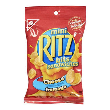 RITZ Ritz Crackers, With Cheese | 70G/Unit, 72 Units/Case