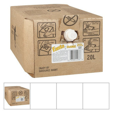 Fanta Orange Fanta Soft Drink, Bib | 20L/Unit, 1 Unit/Case