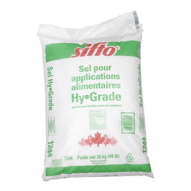 Sifto Hygrade Fine Salt, #1244 | 20KG/Unit, 1 Unit/Case