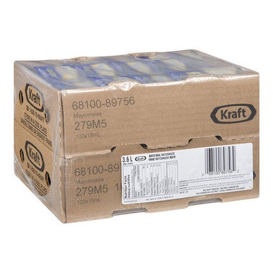 Kraft Mayonnaise, Portion | 18ML/Unit, 200 Units/Case