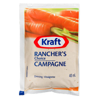 Kraft Creamy Ranch Dressing, Portion | 40ML/Unit, 100 Units/Case