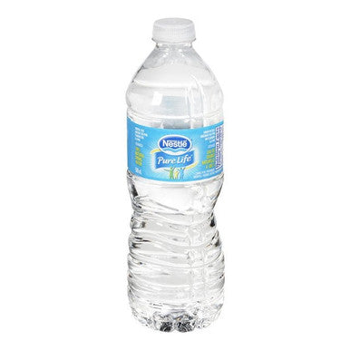 Pure Life Natural Spring Bottled Water, Polyethylene | 500ML/Unit, 24 Units/Case
