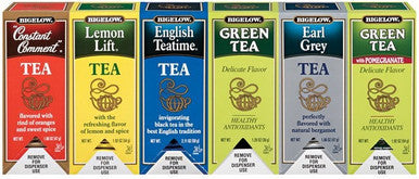Bigelow 6 Assorted Flavours Black Tea | 28UN/Unit, 6 Units/Case