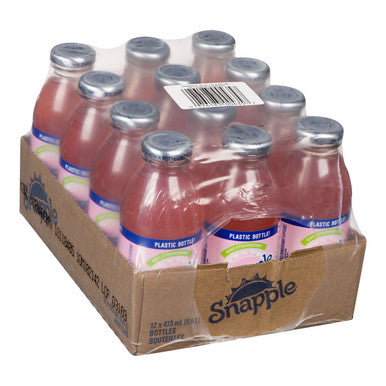 Snapple Strawberry Kiwi Juice Drink, Polyethylene | 473ML/Unit, 12 Units/Case