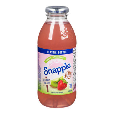 Snapple Strawberry Kiwi Juice Drink, Polyethylene | 473ML/Unit, 12 Units/Case