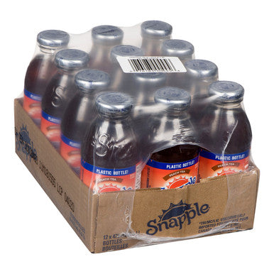 Snapple Peach Iced Tea, Drink Glass | 473ML/Unit, 12 Units/Case