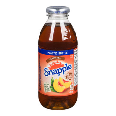 Snapple Peach Iced Tea, Drink Glass | 473ML/Unit, 12 Units/Case
