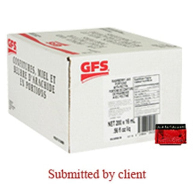 Gordon Choice GFS Raspberry Jam, With Pectin, Portion | 16ML/Unit, 200 Units/Case