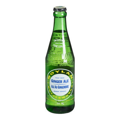 Boylan's Ginger Ale Soft Drink, Glass | 355ML/Unit, 24 Units/Case