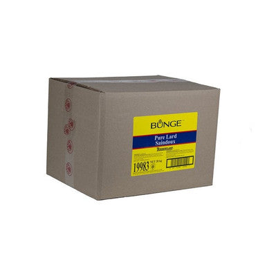 Bunge Tenderflake Lard, Cube, Non Hydrogenated | 20KG/44Lbs