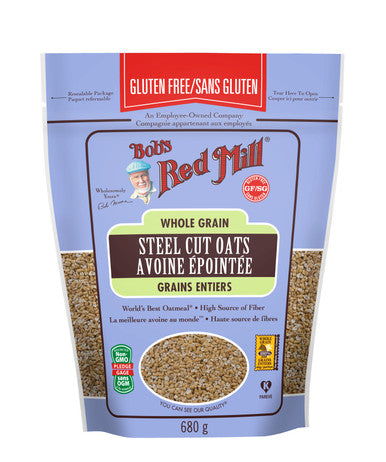 Bob's Red Mill Steel Cut Oats, Gluten Free | 680G/Unit, 4 Units/Case