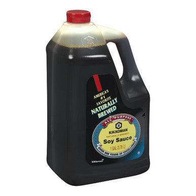 Kikkoman Naturally Brewed Soy Sauce | 1 Gallon /3.78L | Bulk 4/CASE