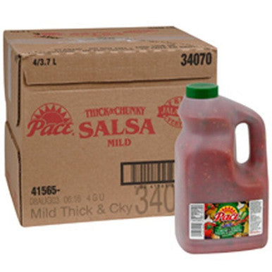 PACE Thick And Chunky Mild Salsa | 3.7L/Unit, 4 Units/Case