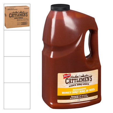 Cattleman's Mississippi Style Honey BBQ Sauce | 3.78L/Unit, 2 Units/Case