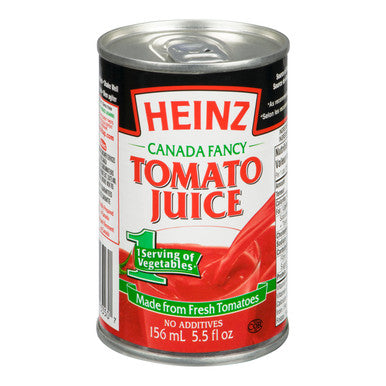 Heinz Canada Fancy Tomato Juice, Can | 156ML/Unit, 24 Units/Case