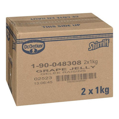 Dr Oetker Shirriff Gelatin Grape Powder 1L/2.20Lbs (2/Case)-Canadian Made