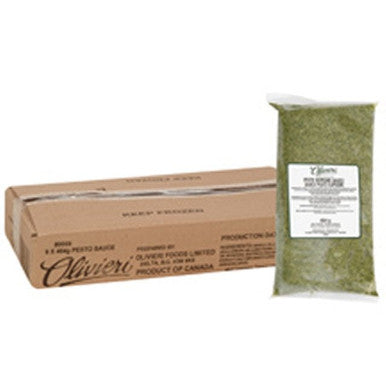 Olivieri Supreme Pesto Sauce, No Nut Recipe | 454G/Unit, 6 Units/Case