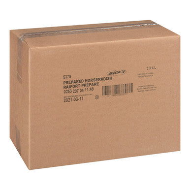 Bicks Pure Horseradish Sauce | 4L/Unit, 2 Units/Case