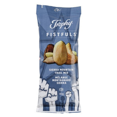Trophy Fistfuls Sierra Mountain Trail Mix, Individual | 60G/Unit, 48 Units/Case