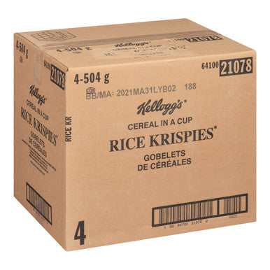 Kellogg's Rice Krispie Cereal, Cup | 42G/Unit, 48 Units/Case
