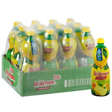 Realemon Lemon Juice, Plastic | 945ML/Unit, 12 Units/Case
