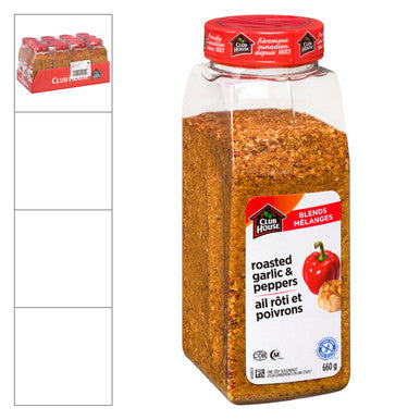 One Step Pet 1 Step Roasted Garlic Pepper Seasoning | 660G/Unit, 12 Units/Case
