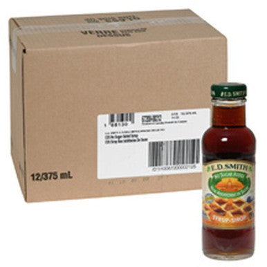 ED Smith Diet Table Syrup, No Sugar Added | 375ML (12/Case)- Canadian Made