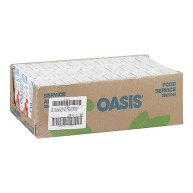 Oasis Fruit Fusion Hydrafruit Juice Boxes, 100 Percent | 200ML/Unit, 30 Units/Case