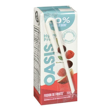 Oasis Juice Fruit Fusion Hydrafruit 200ML/6.76 oz (30/Case) - Canadian Made