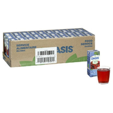 Oasis Wildberry Juice, 100 Percent, Tetra | 200ML/Unit, 30 Units/Case