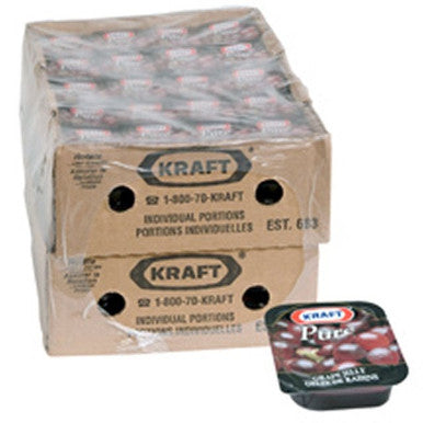 Kraft Pure Grape Jelly, Portion | 16ML/Unit, 200 Units/Case