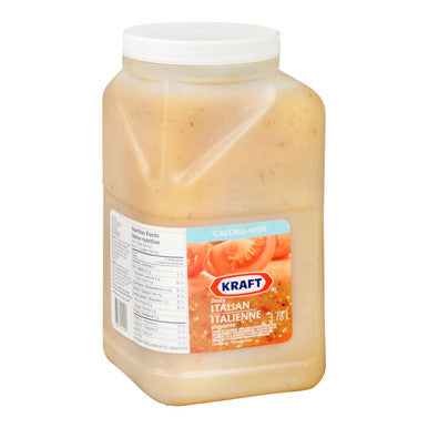 Kraft Zesty Italian Dressing, Low Calorie | 3.78L/Unit, 2 Units/Case