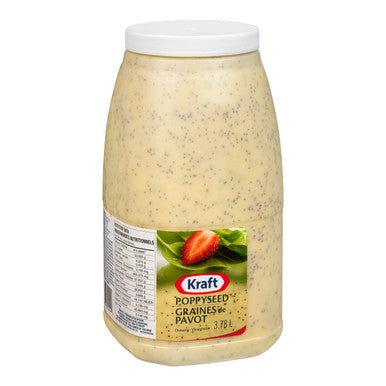 Kraft Poppyseed Dressing, Trans Fat Compliant | 3.78L/Unit, 2 Units/Case