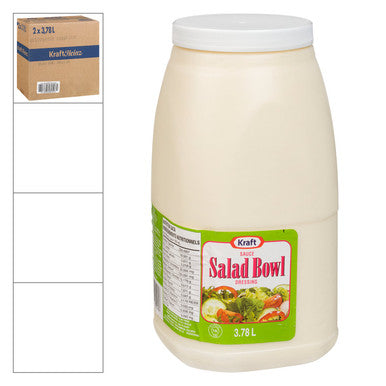 Kraft Salad Bowl Dressing | 3.78L/Unit, 2 Units/Case