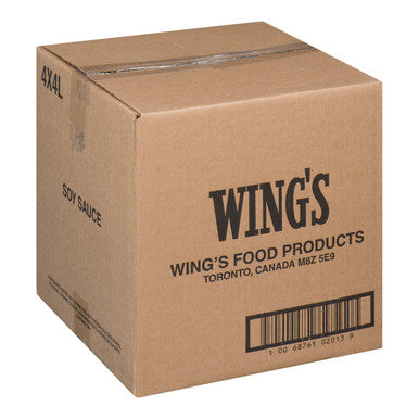 Wings Soy Sauce | Authentic Asian Flavor Enhancer | 4L/Unit, 4 Units/Case
