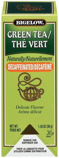 Bigelow Decaffeinated Green Tea - 28 UN/Unit, 6 Units/Case
