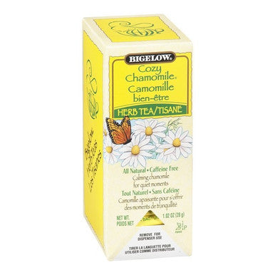 Bigelow Herbal Chamomile Tea, Cozy | 28UN/Unit, 6 Units/Case