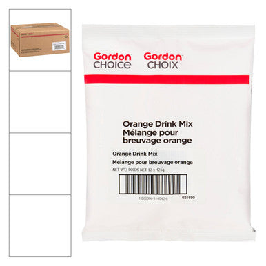 Gordon Choice GFS Orange Drink Mix, Crystal Bulk | 425G/Unit, 12 Units/Case