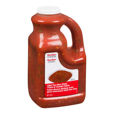 Gordon Choice GFS Tex Mex Thick & Chunky Mild Salsa | 3.65L/Unit, 2 Units/Case