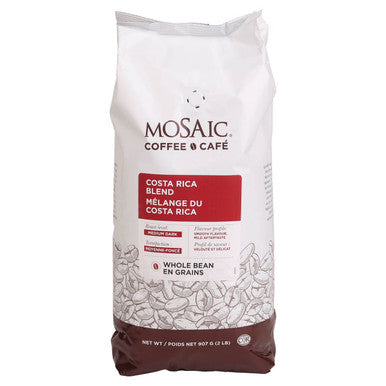 Mosaic Dark Costa Rican Whole Bean Coffee | 2LB/Unit, 8 Units/Case