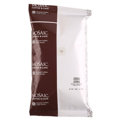 Mosaic 12oz Medium Supreme Arabica Coffee | 12oz/Unit, 24 Units/Case