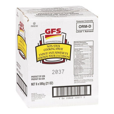 Gordon Choice GFS Nonstick Pan Oil Spray, Zero Trans Fat | 21Z/Unit, 6 Units/Case