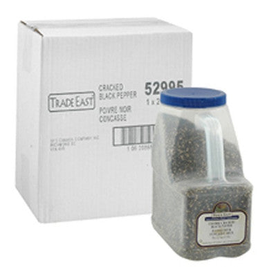 Trade East Coarse Cracked Black Pepper, Spice | 2.2KG/Unit, 1 Unit/Case