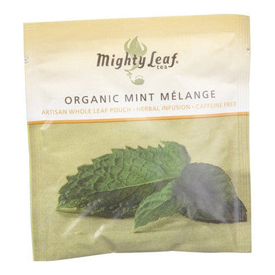 Mighty Leaf Tea Organic Herbal Mint Melange Whole Leaf Tea | 100UN/Unit, 1 Unit/Case