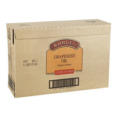 Borge Grapeseed Oil | 5L/Unit, 3 Units/Case