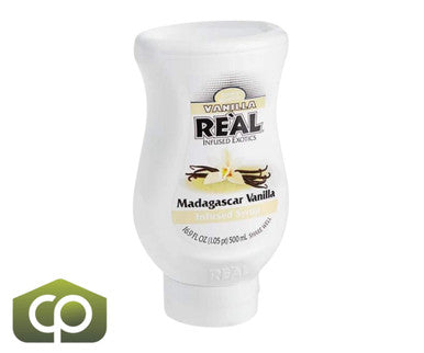Real Madagascar Vanilla Infused Syrup 16.9 fl. oz. - Sweet and Premium Flavor