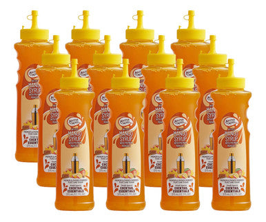 Master of Mixes 375 mL Mango Syrup - Rich Tropical Flavor (12/Case)